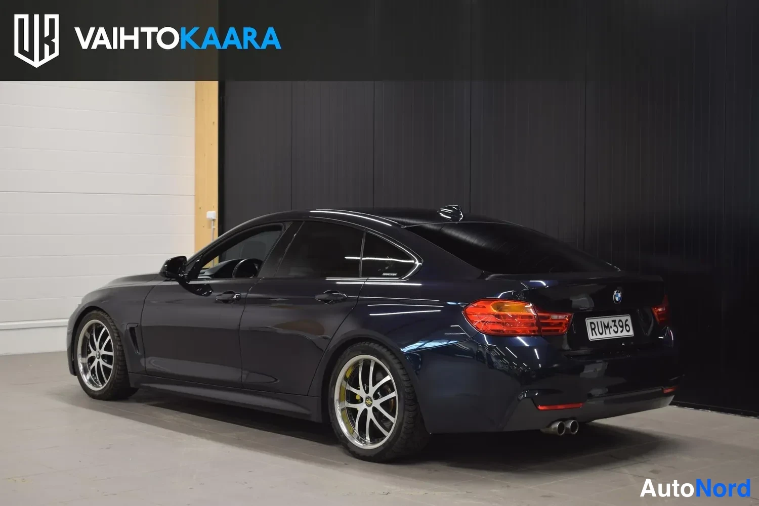 Musta BMW 430d 2015, ulkokuva 3 – Raisio