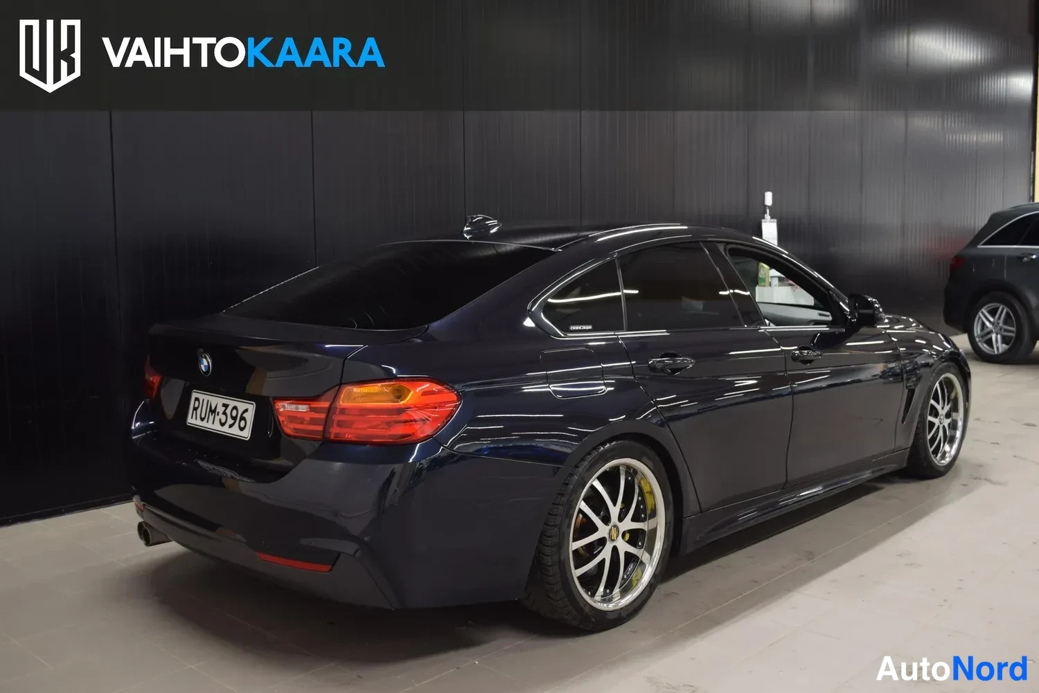 Musta BMW 430d 2015, ulkokuva 4 – Raisio