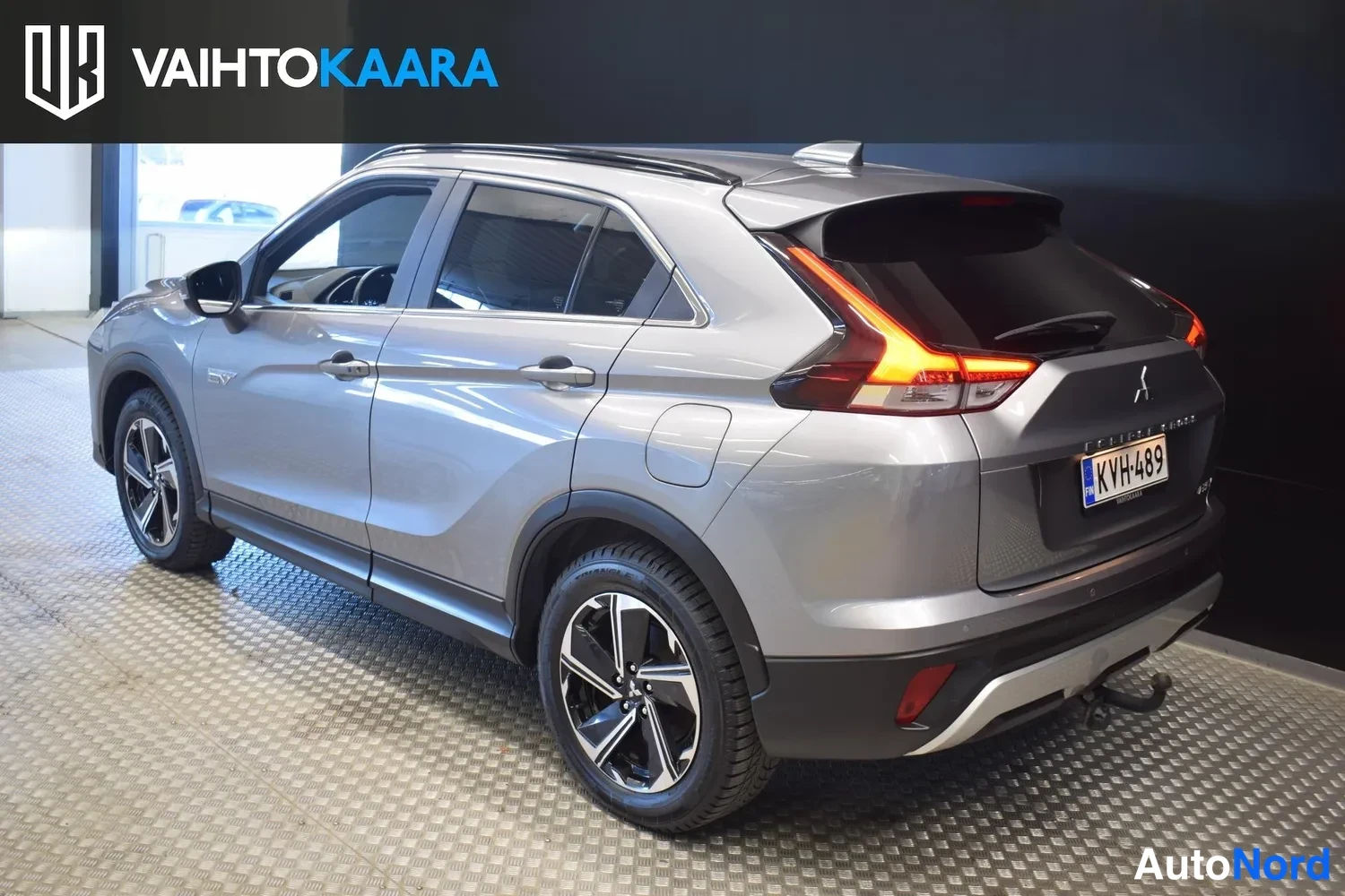 Harmaa Mitsubishi Eclipse Cross 2022, ulkokuva 3 – Raisio