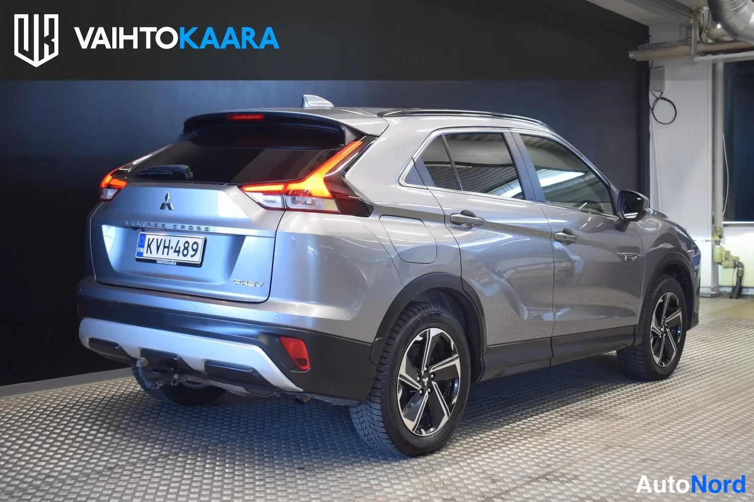 Harmaa Mitsubishi Eclipse Cross 2022, ulkokuva 4 – Raisio