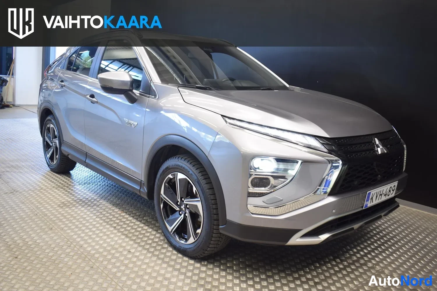 Harmaa Mitsubishi Eclipse Cross 2022, ulkokuva 6 – Raisio