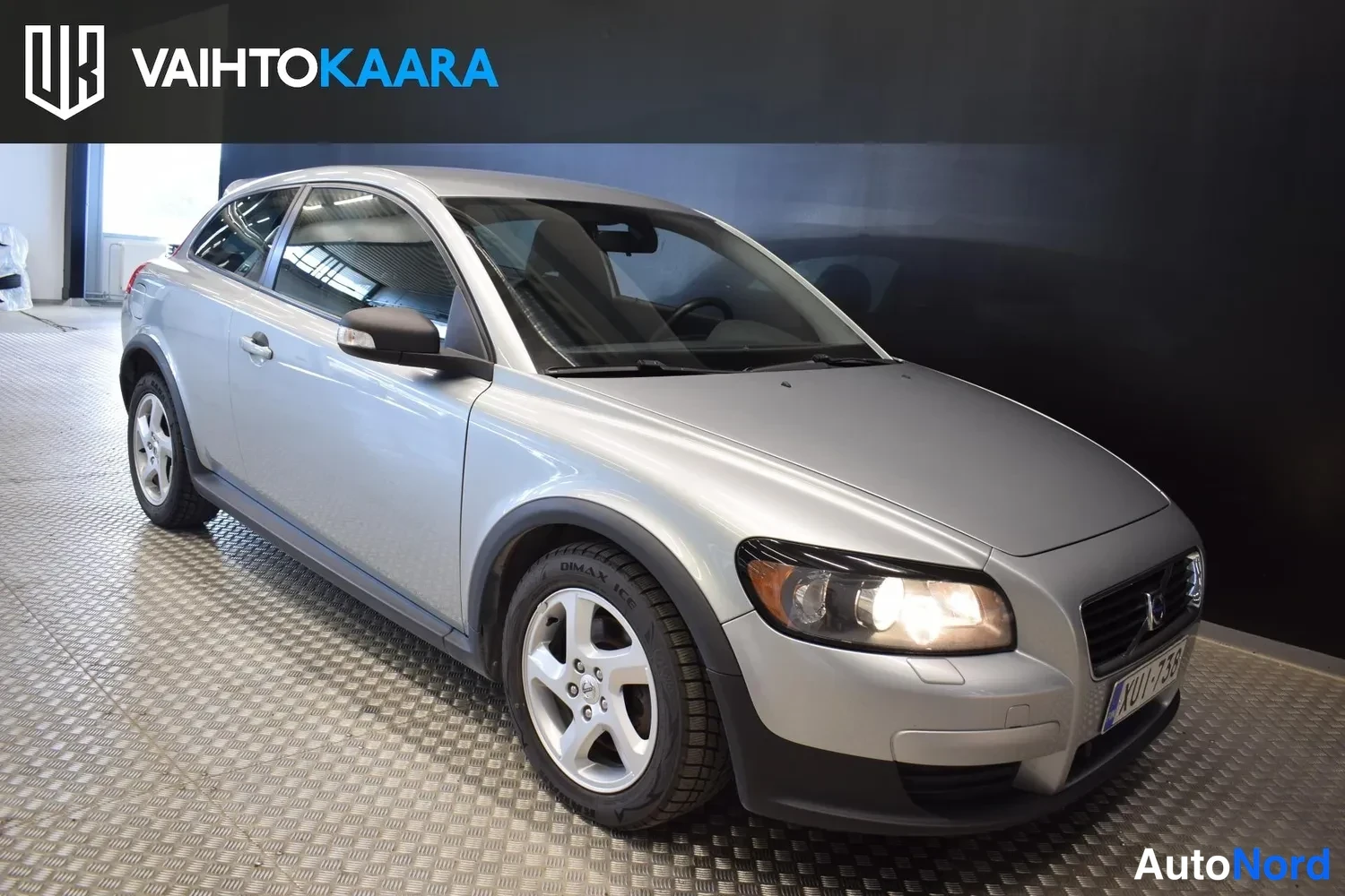 Harmaa Volvo C30 2007, ulkokuva 6 – Raisio