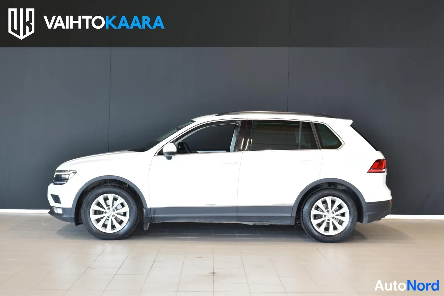 Valkoinen Volkswagen Tiguan 2017, ulkokuva 2 – Raisio