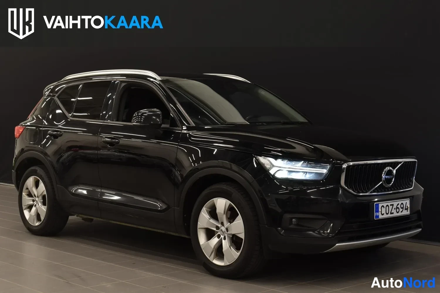 Musta Volvo XC40 2020, ulkokuva 6 – Raisio