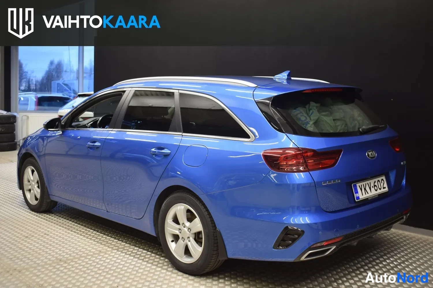 Sininen Kia Ceed 2021, ulkokuva 3 – Raisio