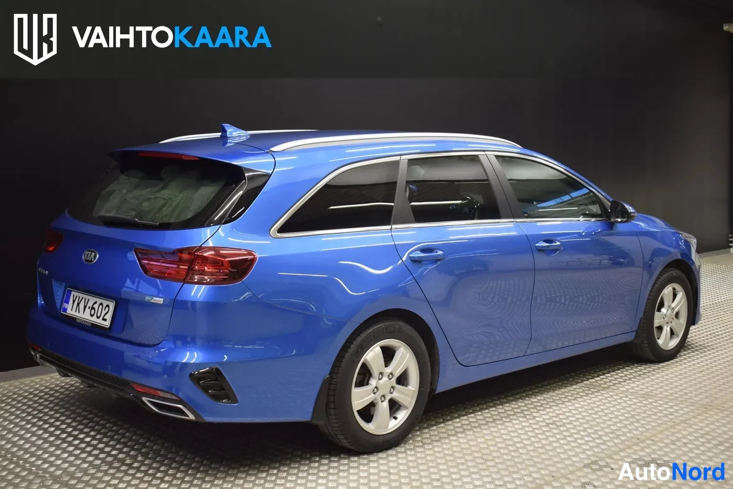 Sininen Kia Ceed 2021, ulkokuva 4 – Raisio