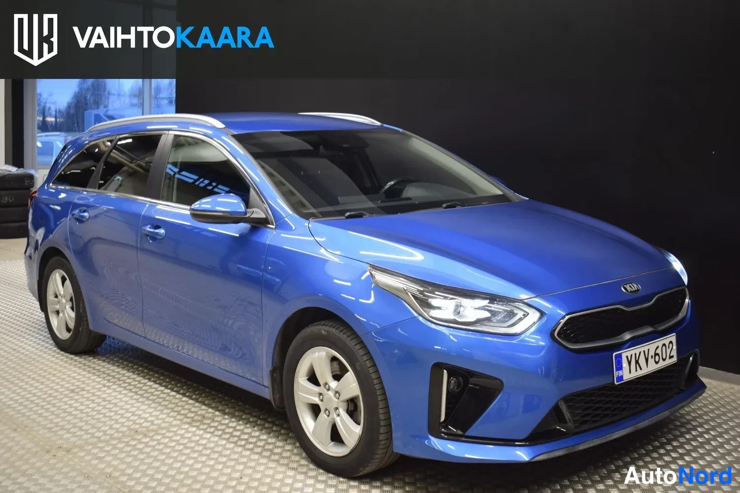 Sininen Kia Ceed 2021, ulkokuva 6 – Raisio