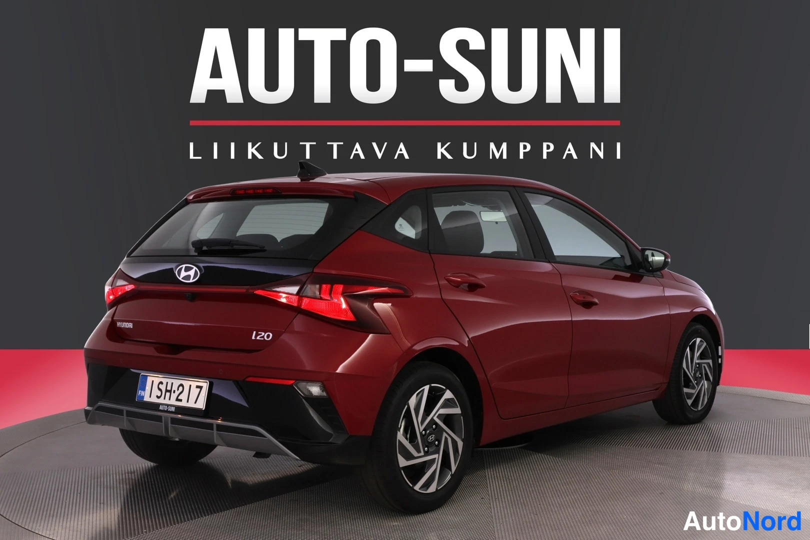Punainen Hyundai i20 2025, takaviisto, kuva 5