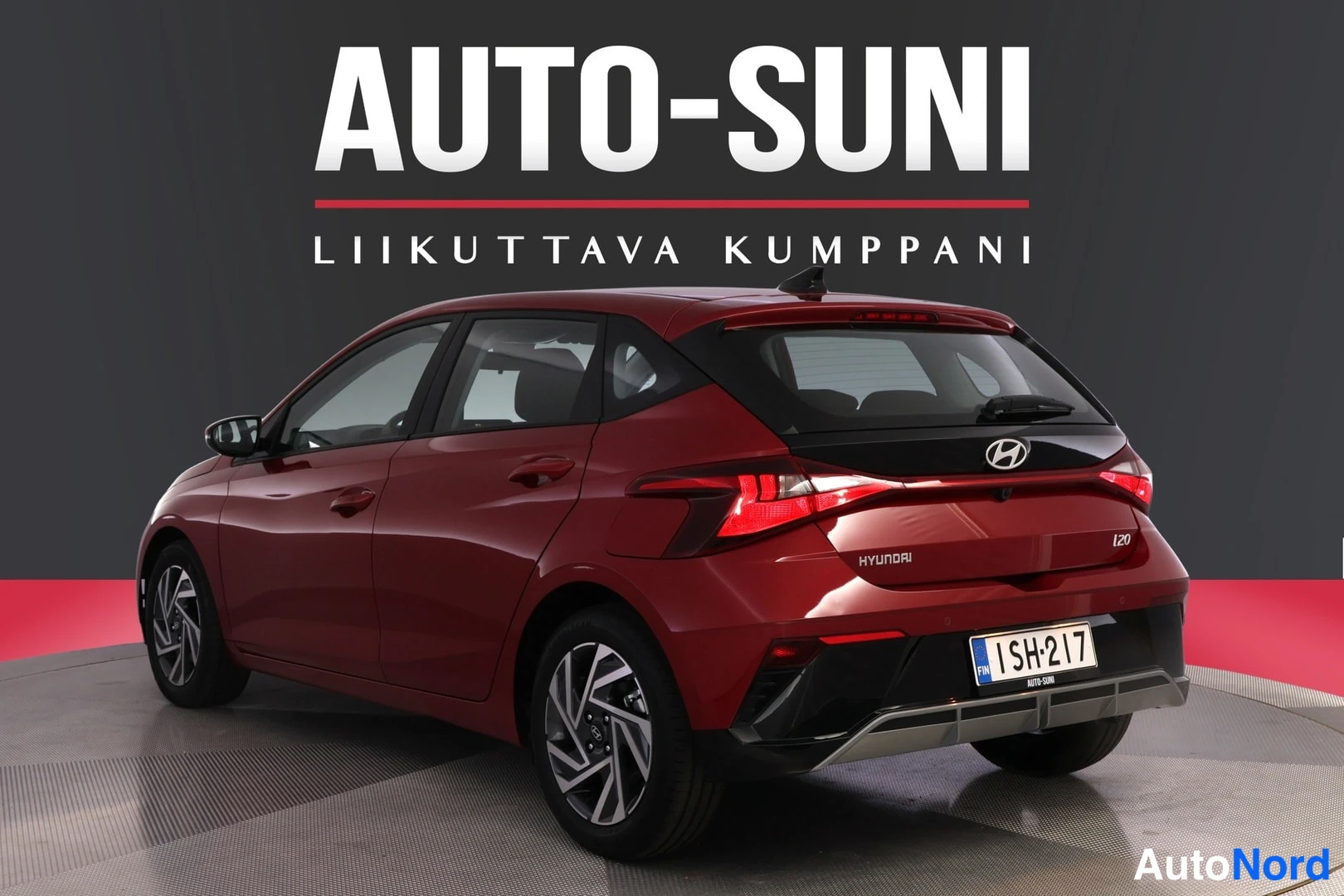 Punainen Hyundai i20 2025, takaviisto, kuva 6