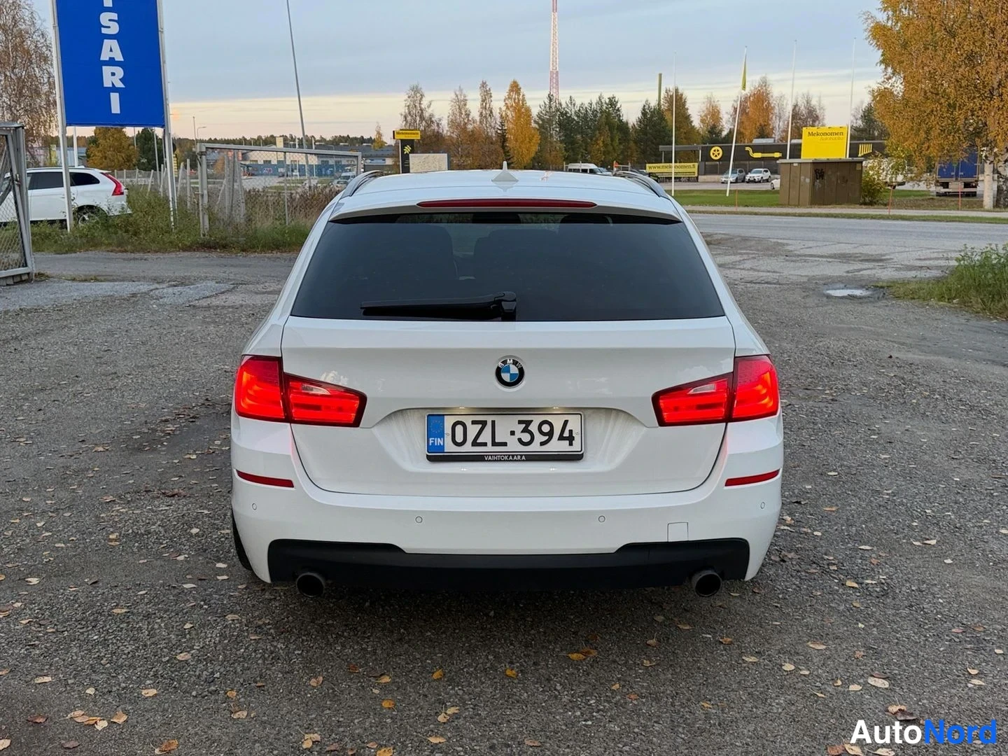 Valkoinen BMW 535d 2012, takaa, kuva 8