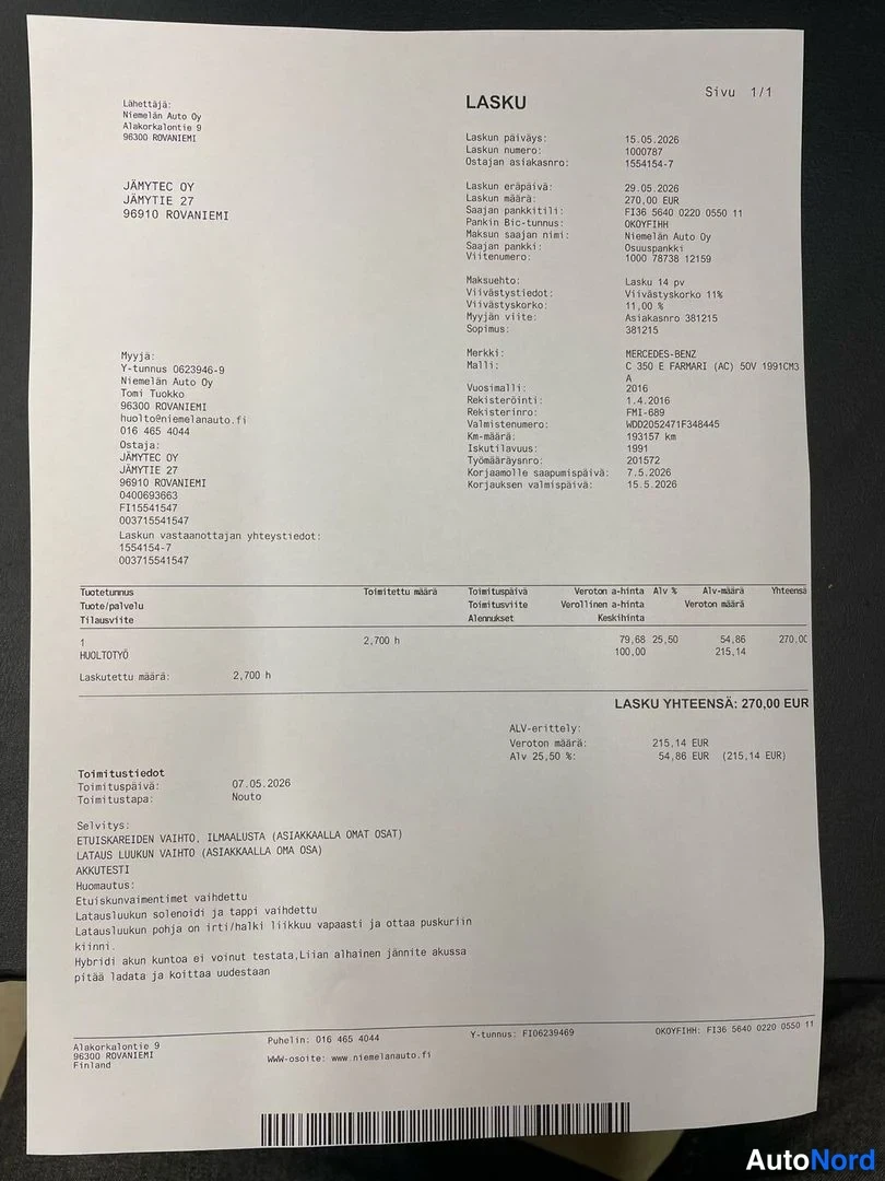 Musta Mercedes-Benz C Premium 2016, kuva 28
