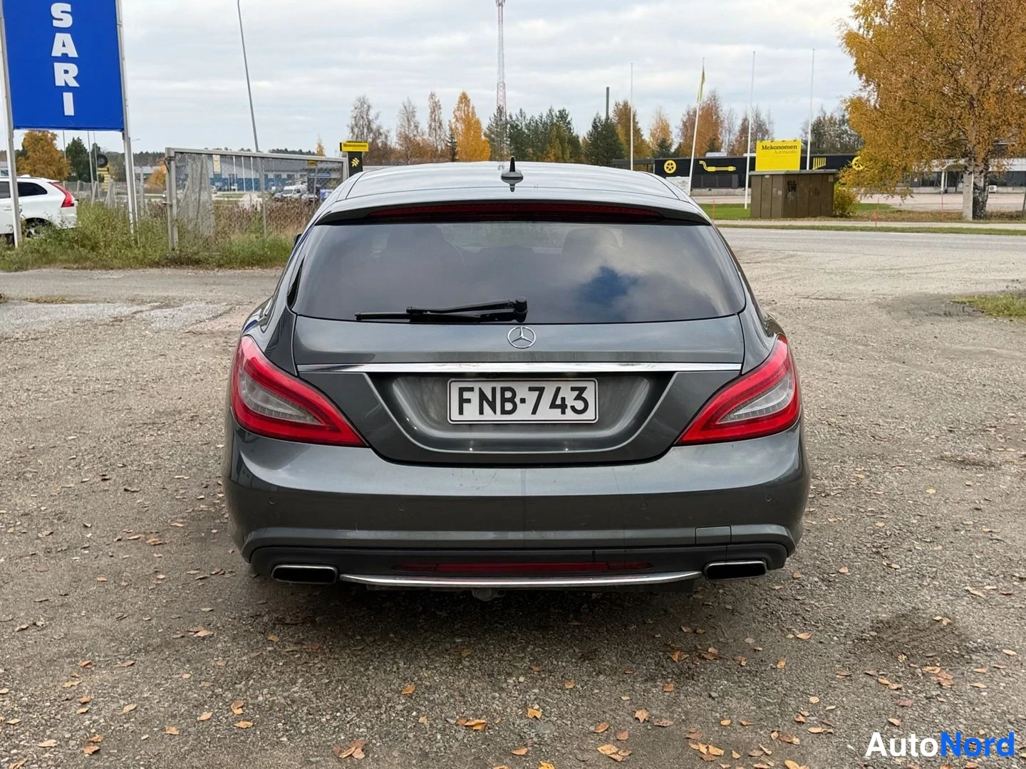 Harmaa Mercedes-Benz CLS 350 CDI 4MATIC 2013, takaa, kuva 8