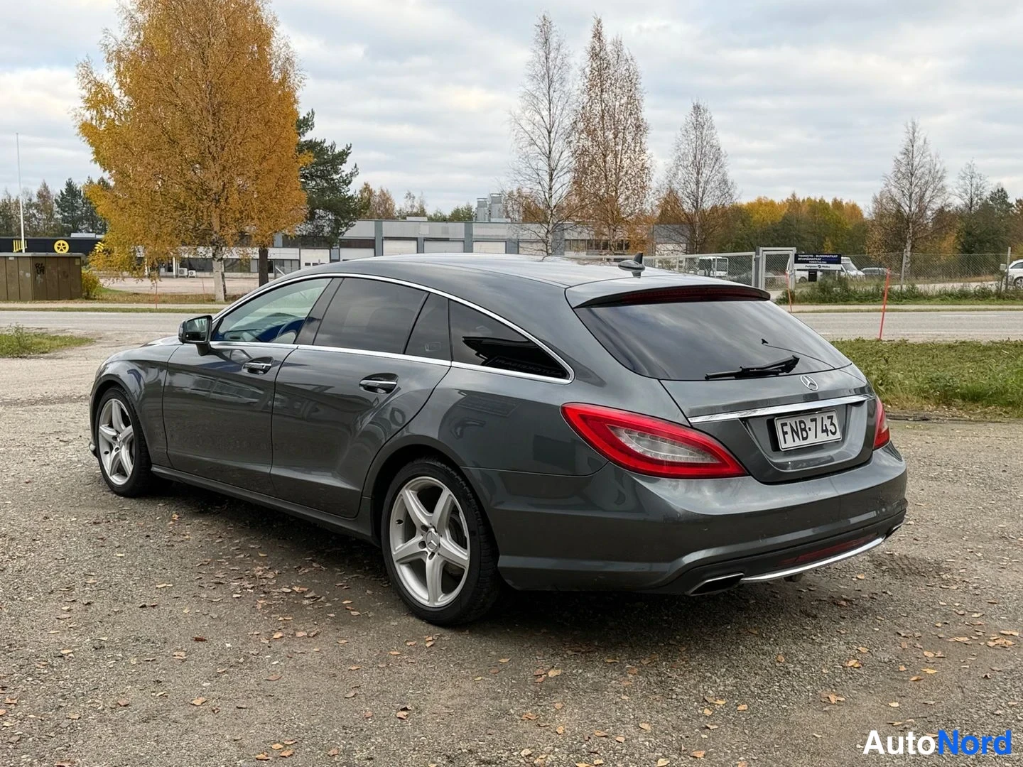 Harmaa Mercedes-Benz CLS 350 CDI 4MATIC 2013, takaviisto, kuva 6