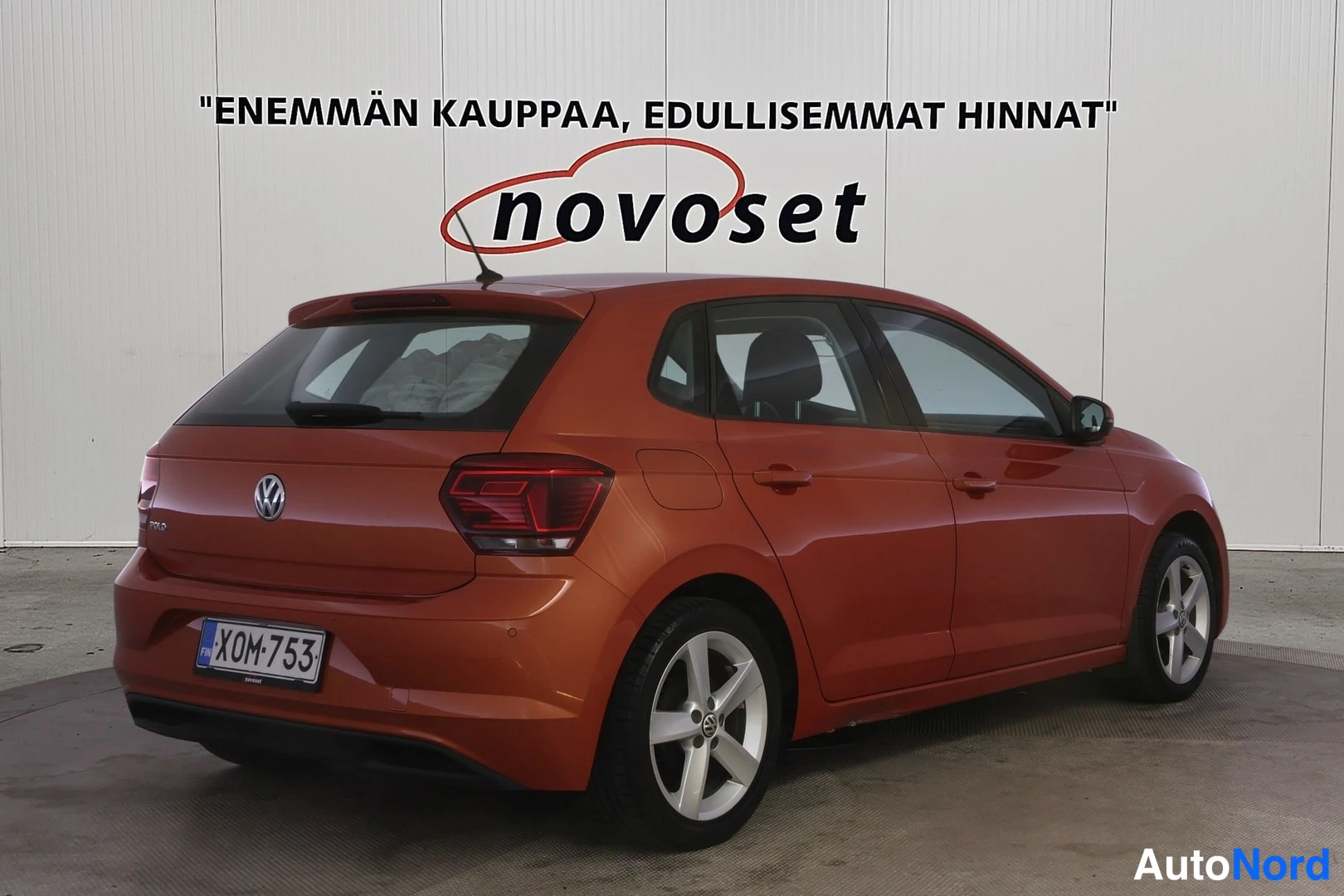 Oranssi Volkswagen Polo 2017, takaviisto, kuva 7