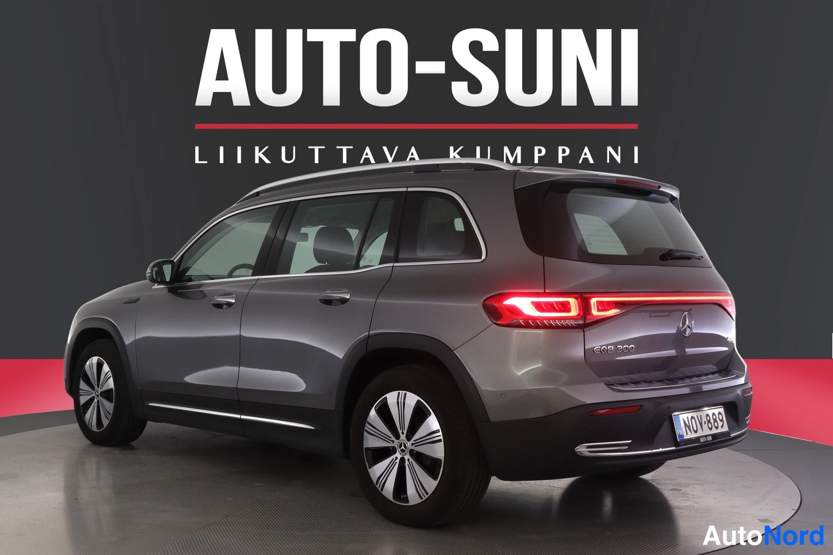 Harmaa Mercedes-Benz EQB 2022, takaviisto, kuva 5