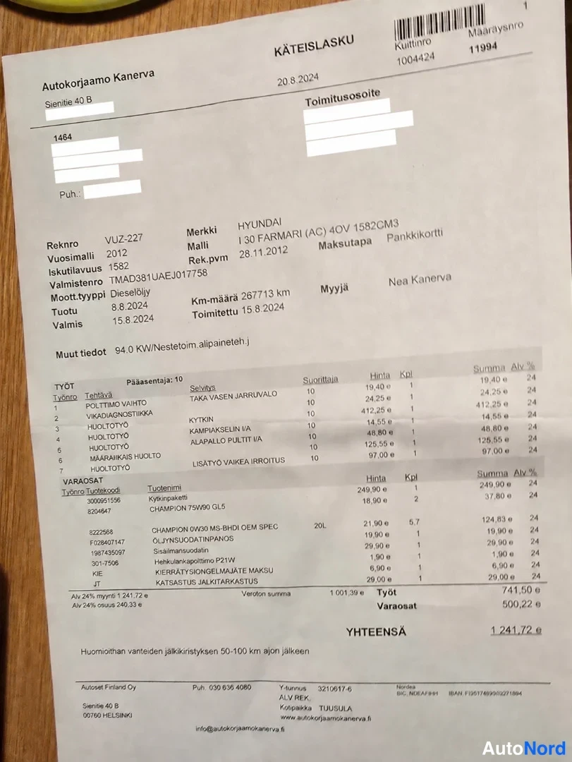 Sininen Hyundai i30 2013, asiakirja, kuva 25