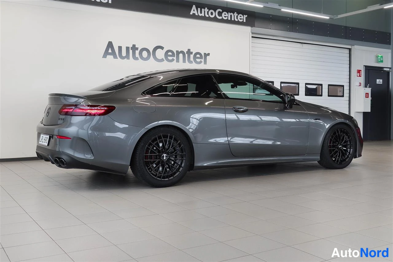 Harmaa Mercedes-Benz E 53 AMG 2019, takaviisto, kuva 17