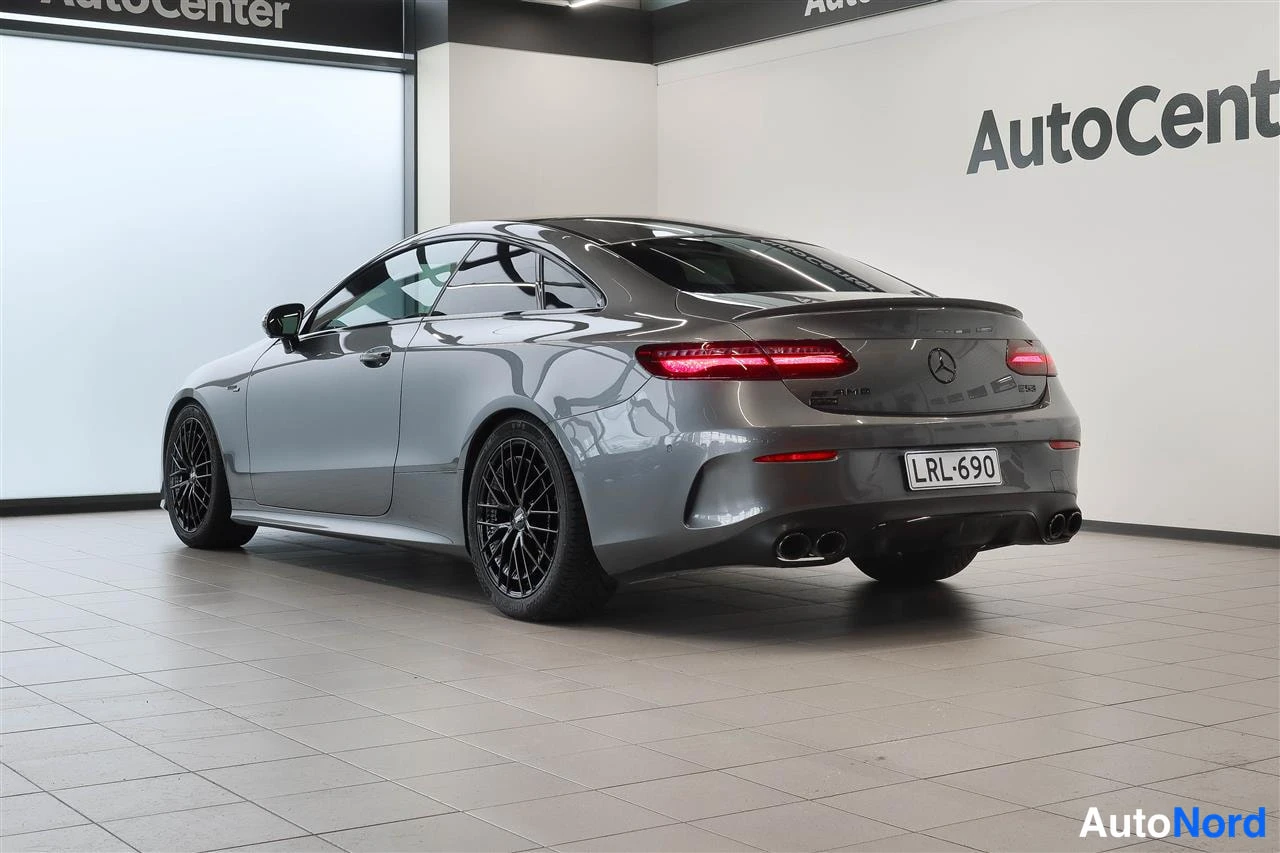 Harmaa Mercedes-Benz E 53 AMG 2019, takaviisto, kuva 15