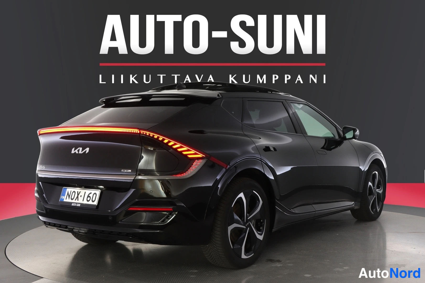 Musta Kia EV6 2023, takaviisto, kuva 5