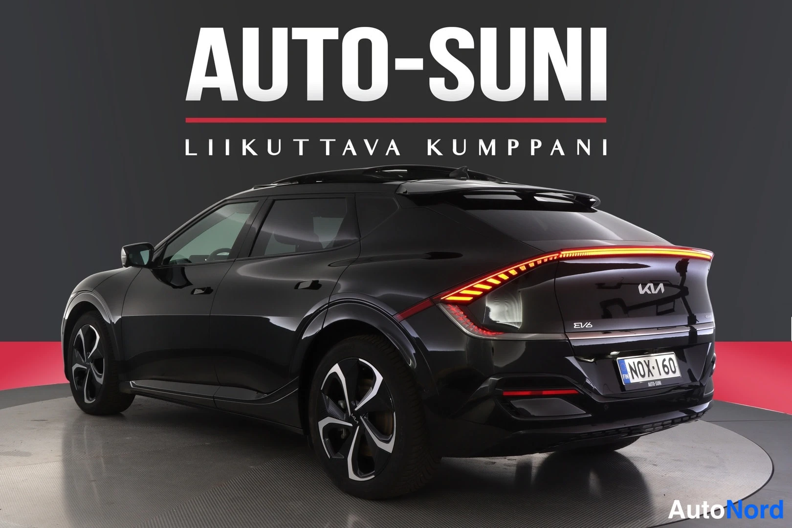 Musta Kia EV6 2023, takaviisto, kuva 6