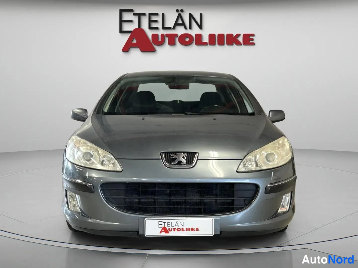 Harmaa Peugeot 407 2006, edestä, kuva 4