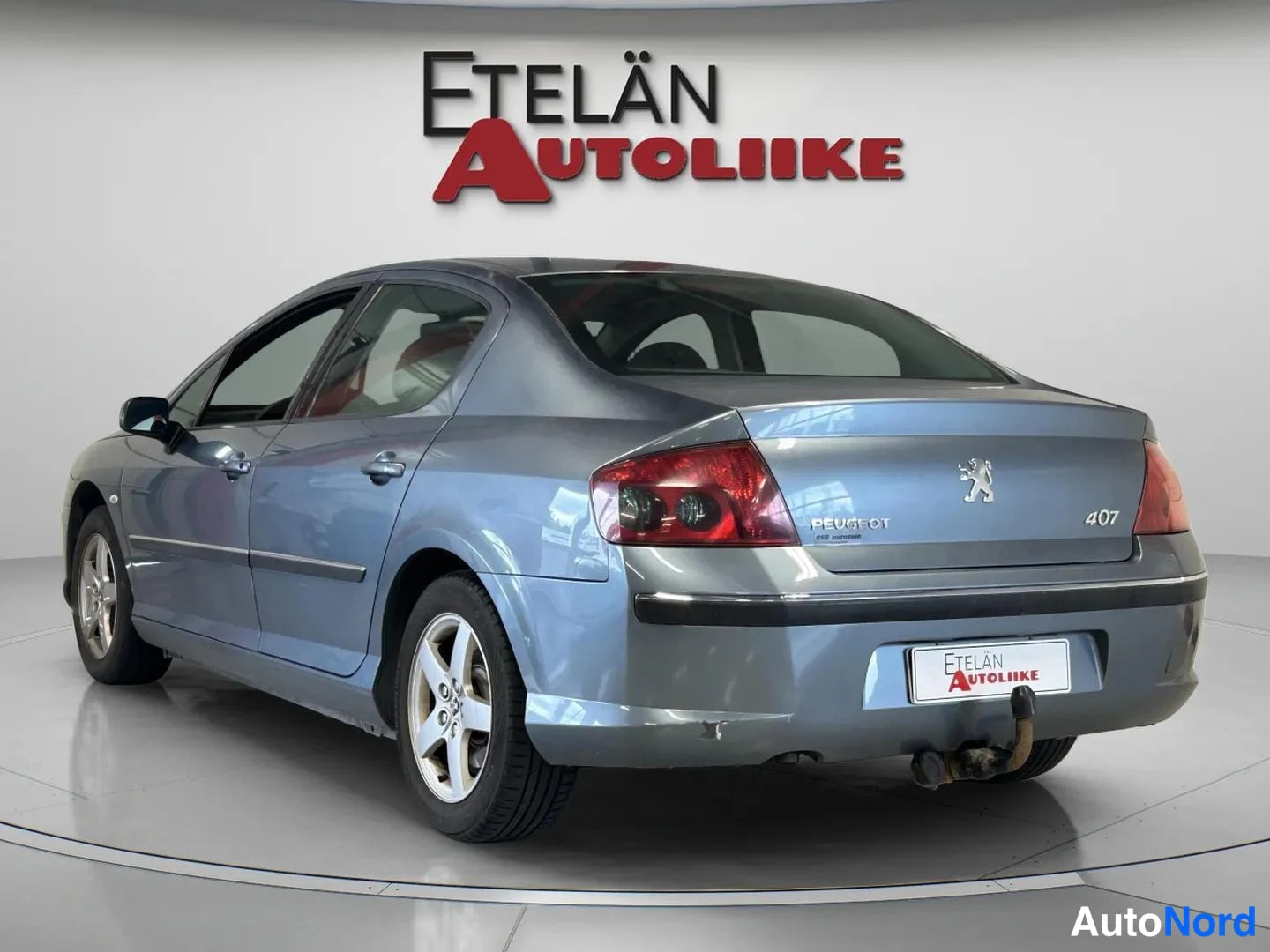 Harmaa Peugeot 407 2006, takaviisto, kuva 9