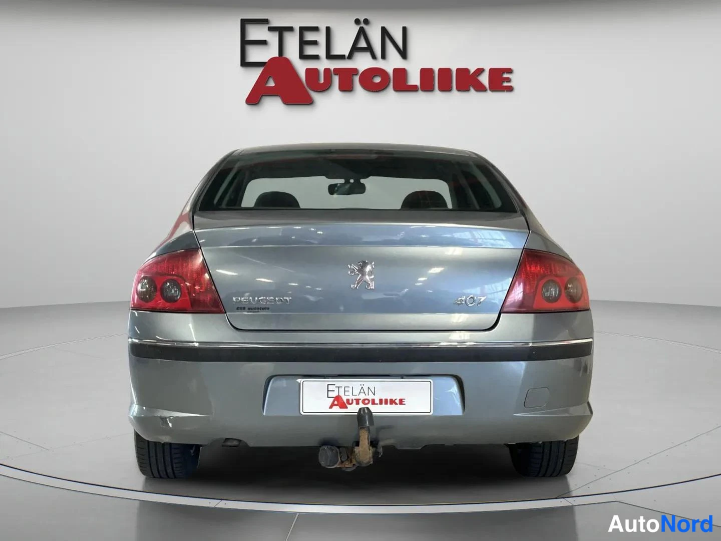 Harmaa Peugeot 407 2006, takaa, kuva 11