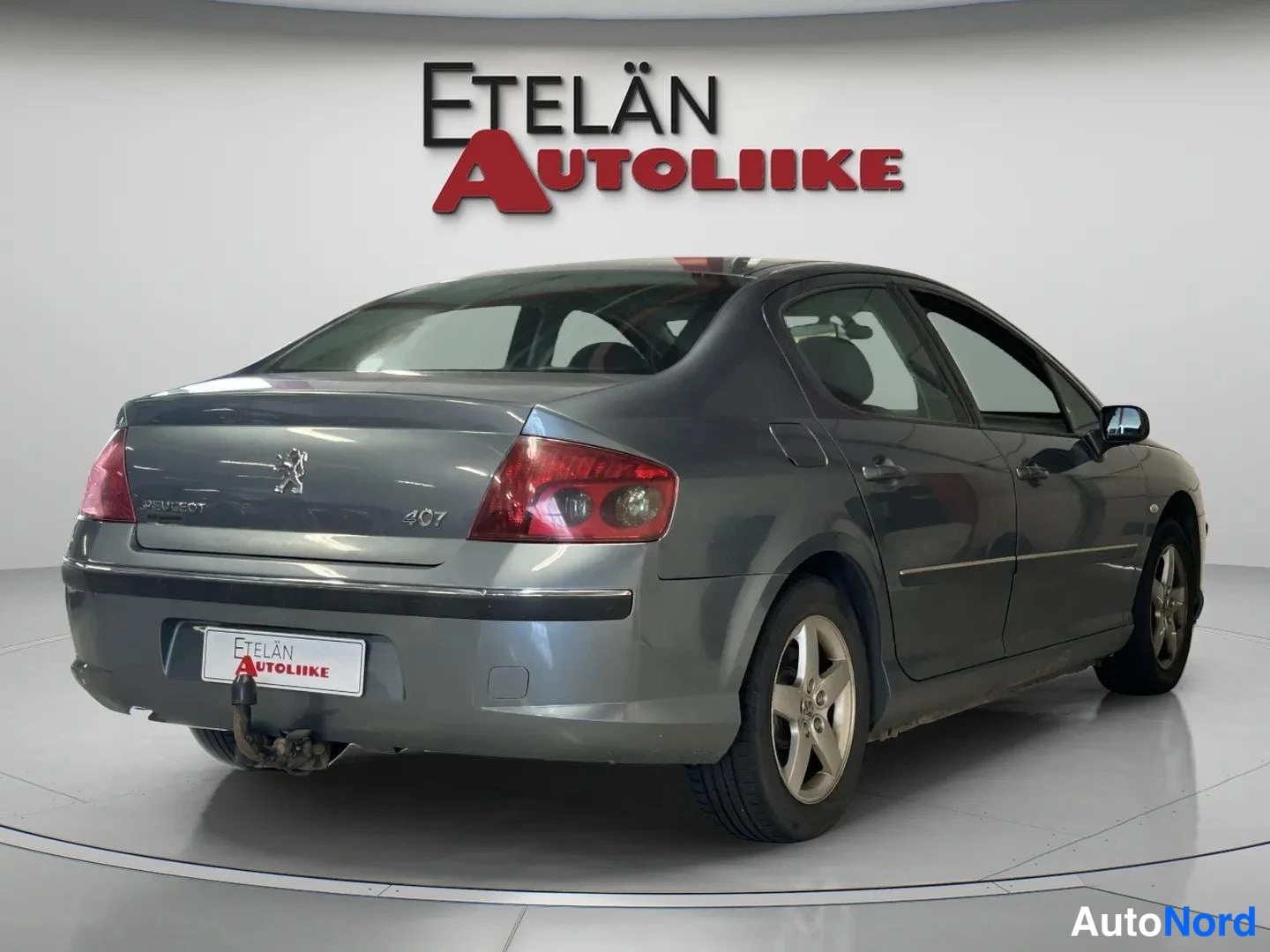 Harmaa Peugeot 407 2006, takaviisto, kuva 10