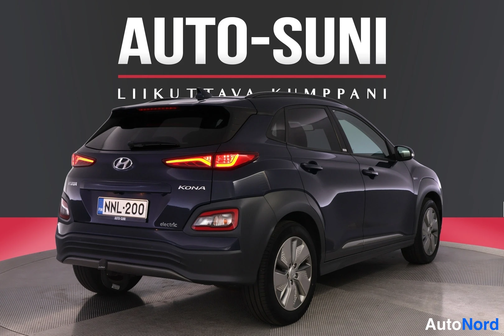 Sininen Hyundai Kona 2021, takaviisto, kuva 7