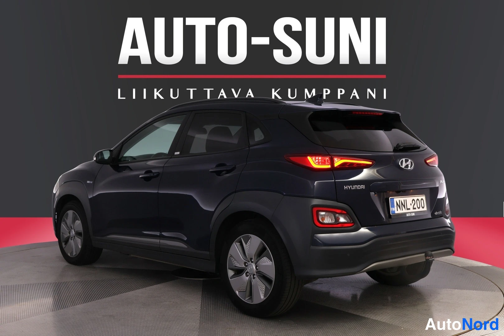 Sininen Hyundai Kona 2021, takaviisto, kuva 8