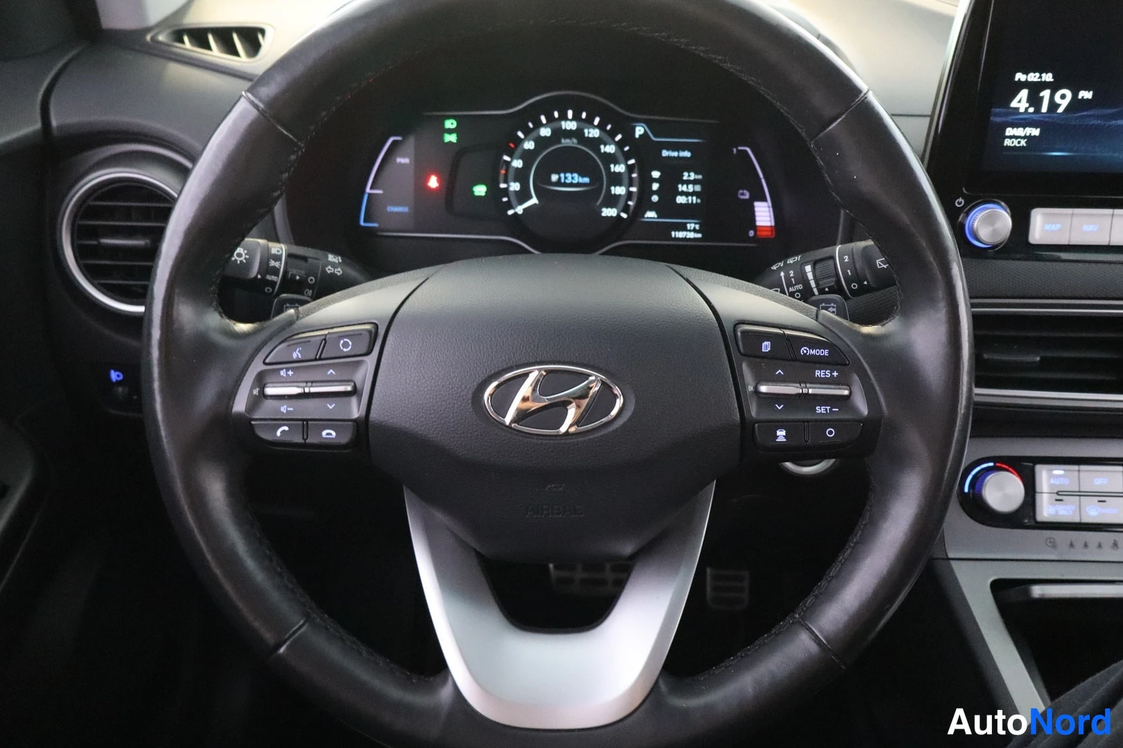 Sininen Hyundai Kona 2021, yksityiskohta, kuva 10
