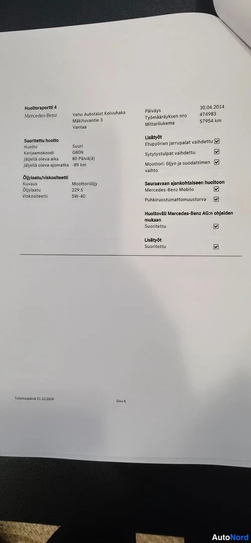 Harmaa Mercedes-Benz B 2011, asiakirja, kuva 15