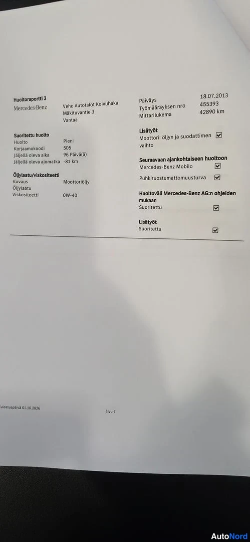 Harmaa Mercedes-Benz B 2011, asiakirja, kuva 16