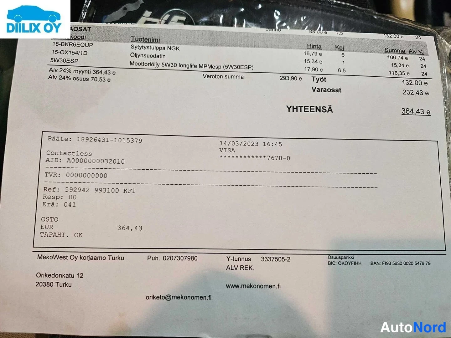 Sininen BMW 520i 2005, kuva 20