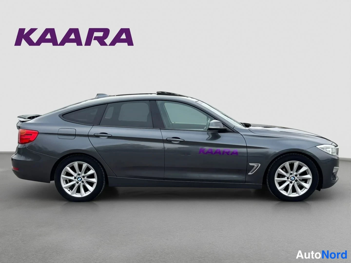 Harmaa BMW 320d 2014, sivulta, kuva 5