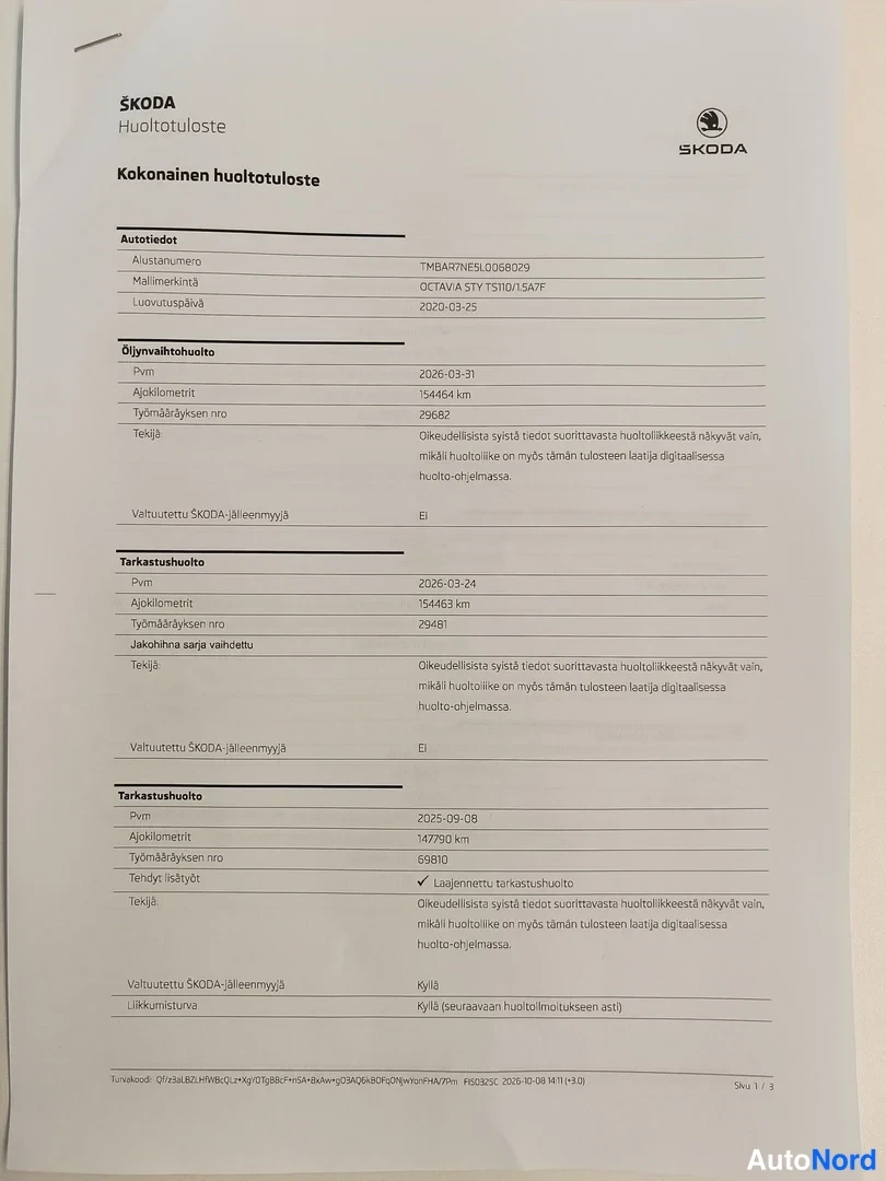 Harmaa Skoda Octavia 2020, kuva 26