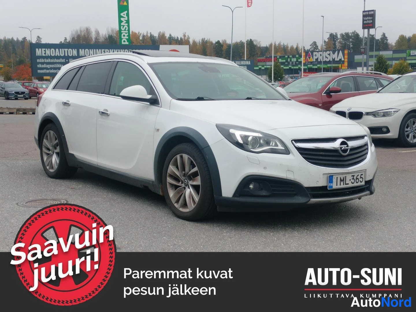 Opel Insignia 2016, etuviisto, keula oikealle, kuva 2