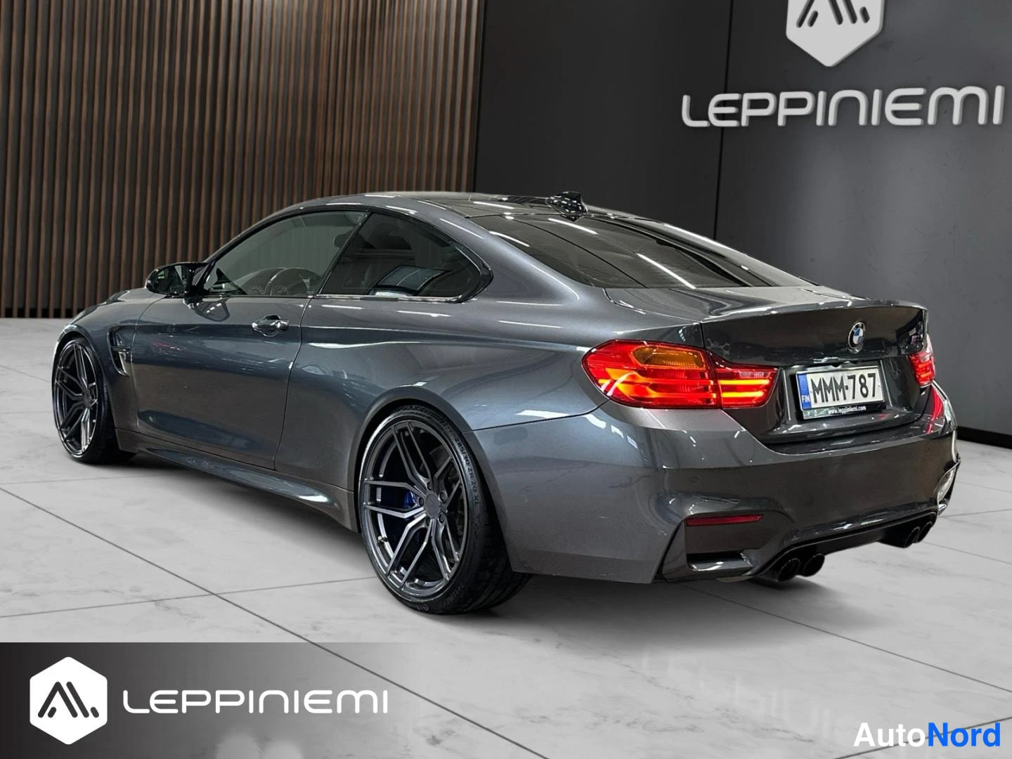 Harmaa BMW M4 2014, takaviisto, kuva 16