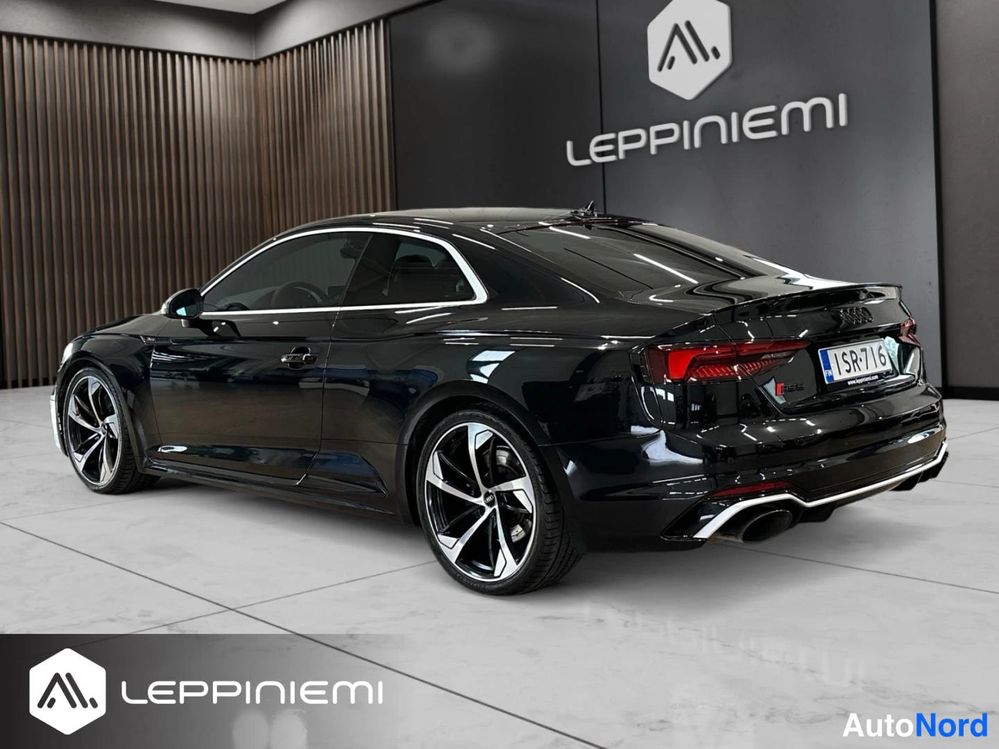 Musta Audi RS5 2018, takaviisto, kuva 8