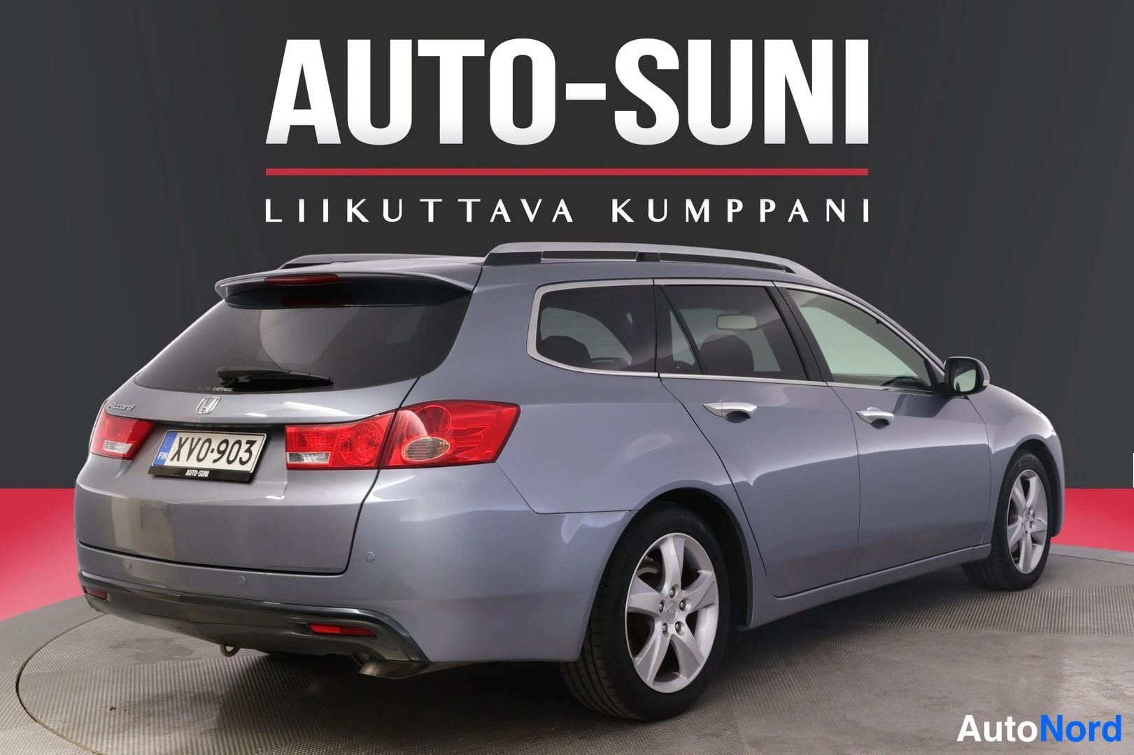 Harmaa Honda Accord 2014, takaviisto, kuva 5