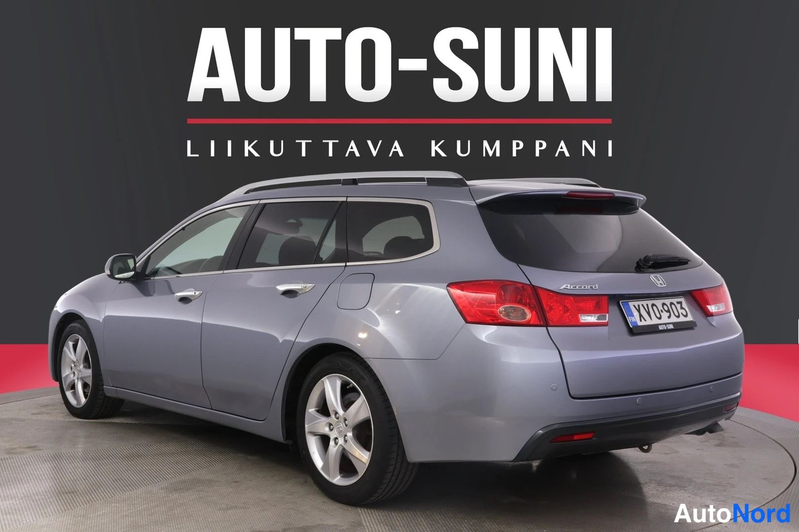 Harmaa Honda Accord 2014, takaviisto, kuva 6