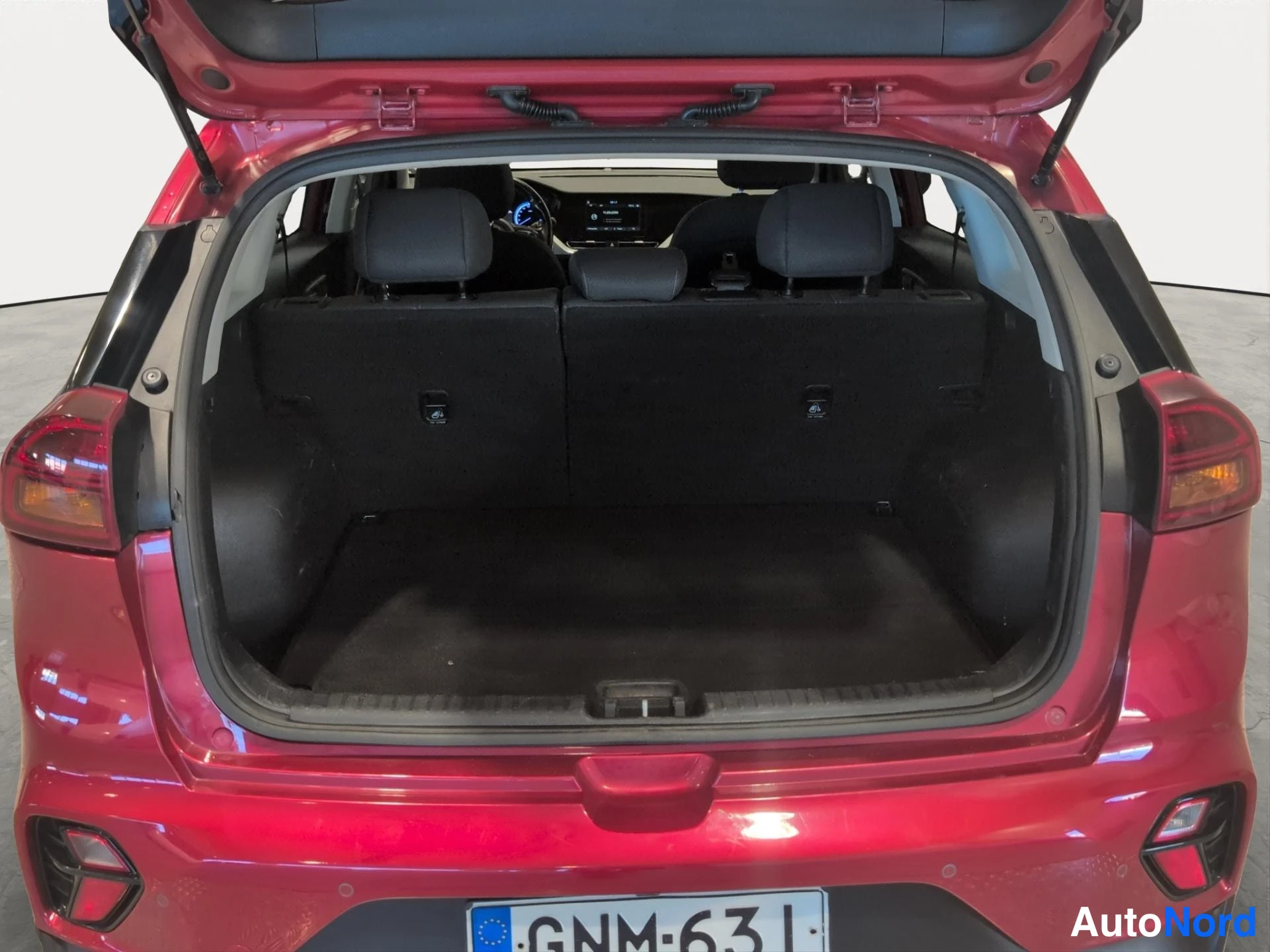 Punainen Kia Niro 2020, takaa, kuva 5