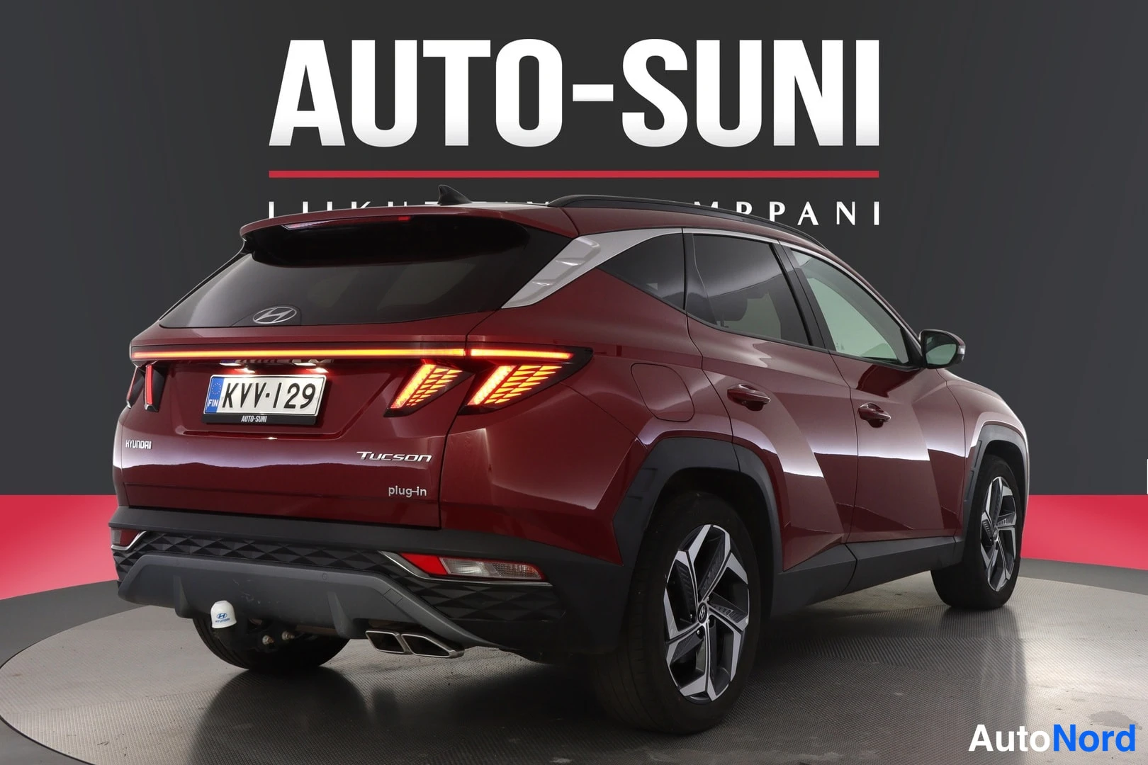 Punainen Hyundai Tucson 2022, takaviisto, kuva 5