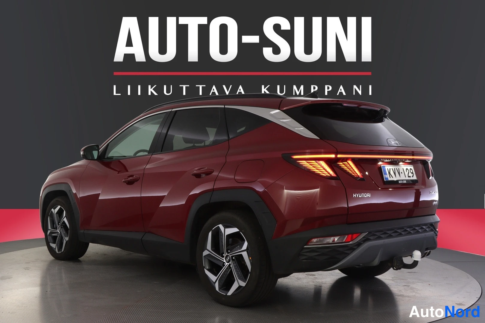 Punainen Hyundai Tucson 2022, takaviisto, kuva 6