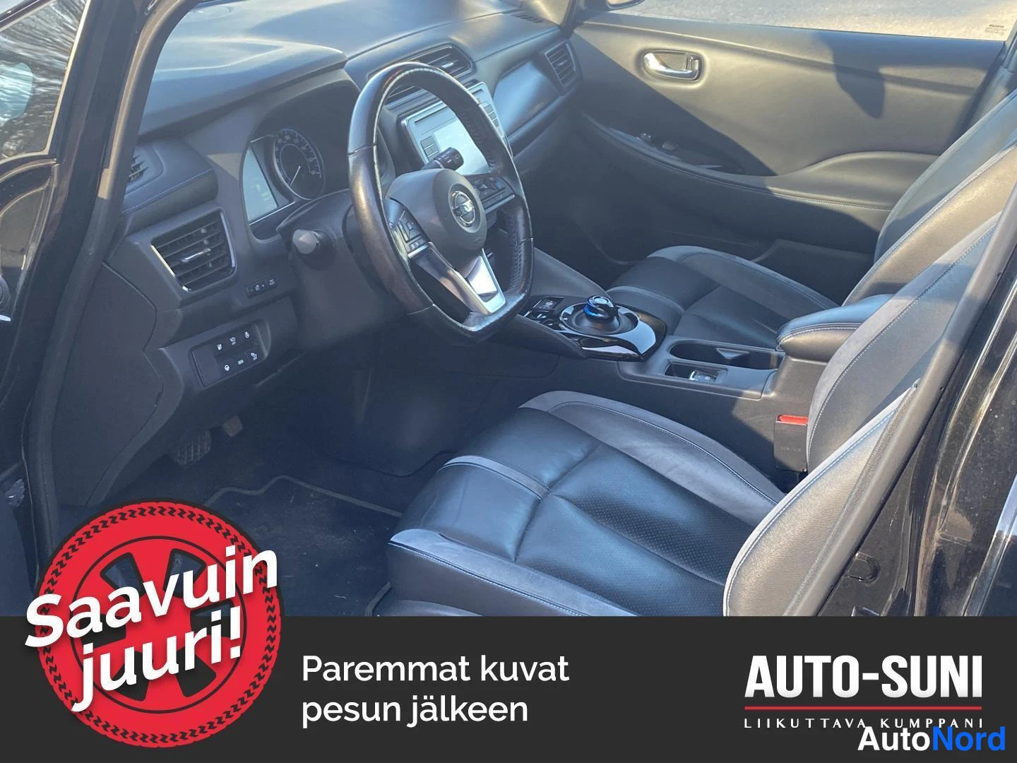 Musta Nissan Leaf 2019, kuva 15