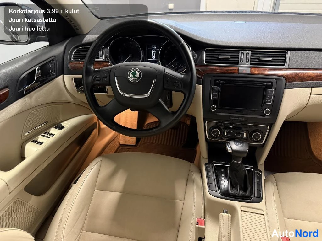 Ruskea Skoda Superb 2008, kuva 16
