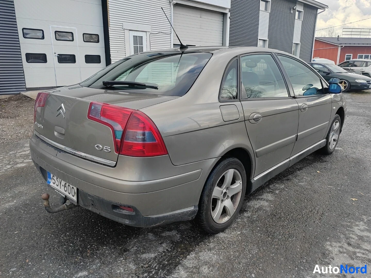 Beige Citroen C5 2007, takaviisto, kuva 6