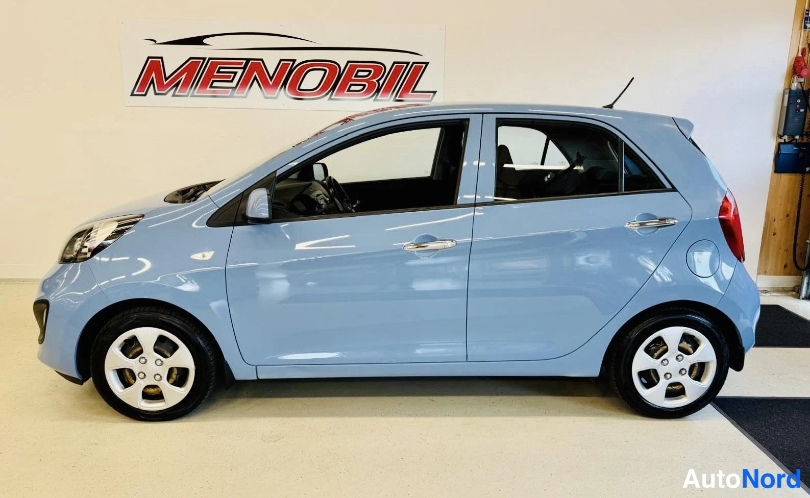Blue Kia Picanto 2014, side, photo 5