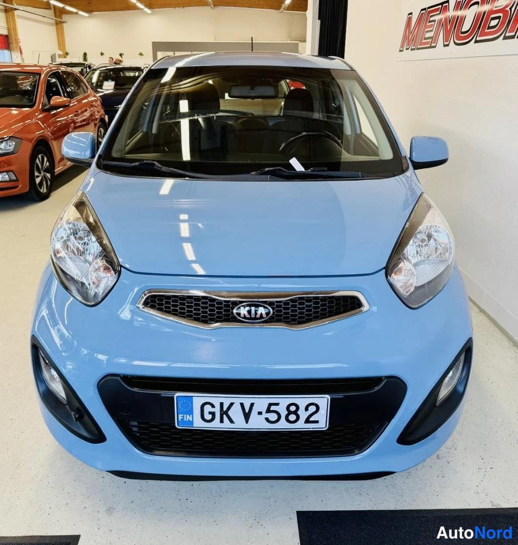 Blue Kia Picanto 2014, front, photo 3