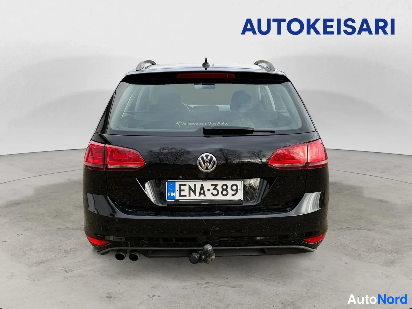 Musta Volkswagen Golf Variant 2014, takaa, kuva 8